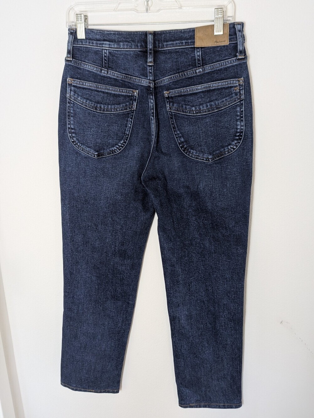 Madewell The Perfect Vintage Straight Jeans Womens Sz 27 Inseam 25" Blue Denim
